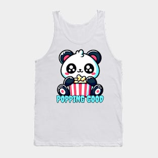 Popcorn panda for movie lovers Tank Top